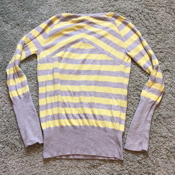 Mossimo Striped Knit V-Neck Sweater, M - Picture 7 of 9